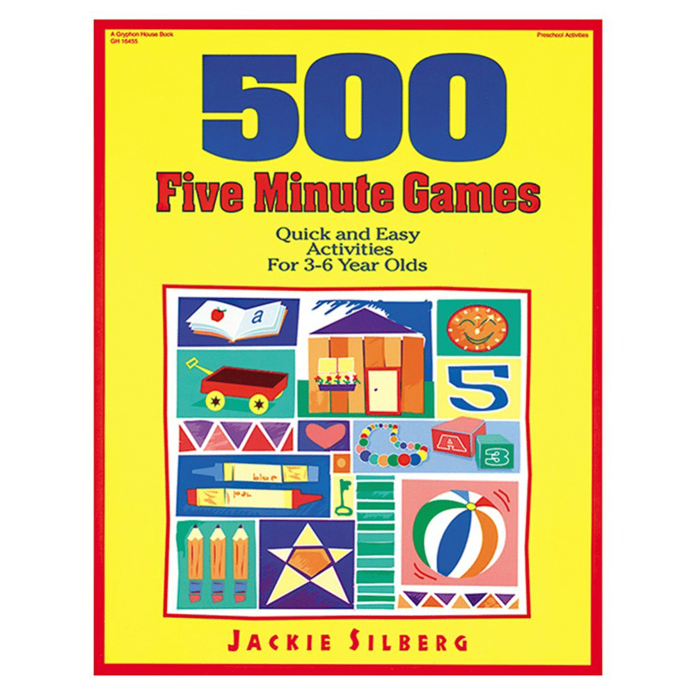 500 Five Minute Games book cover (front)