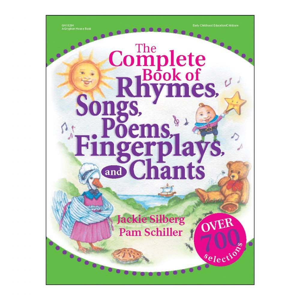 The Complete Book of Rhymes, Songs, Poems, Fingerplays, and Chants book cover (front)